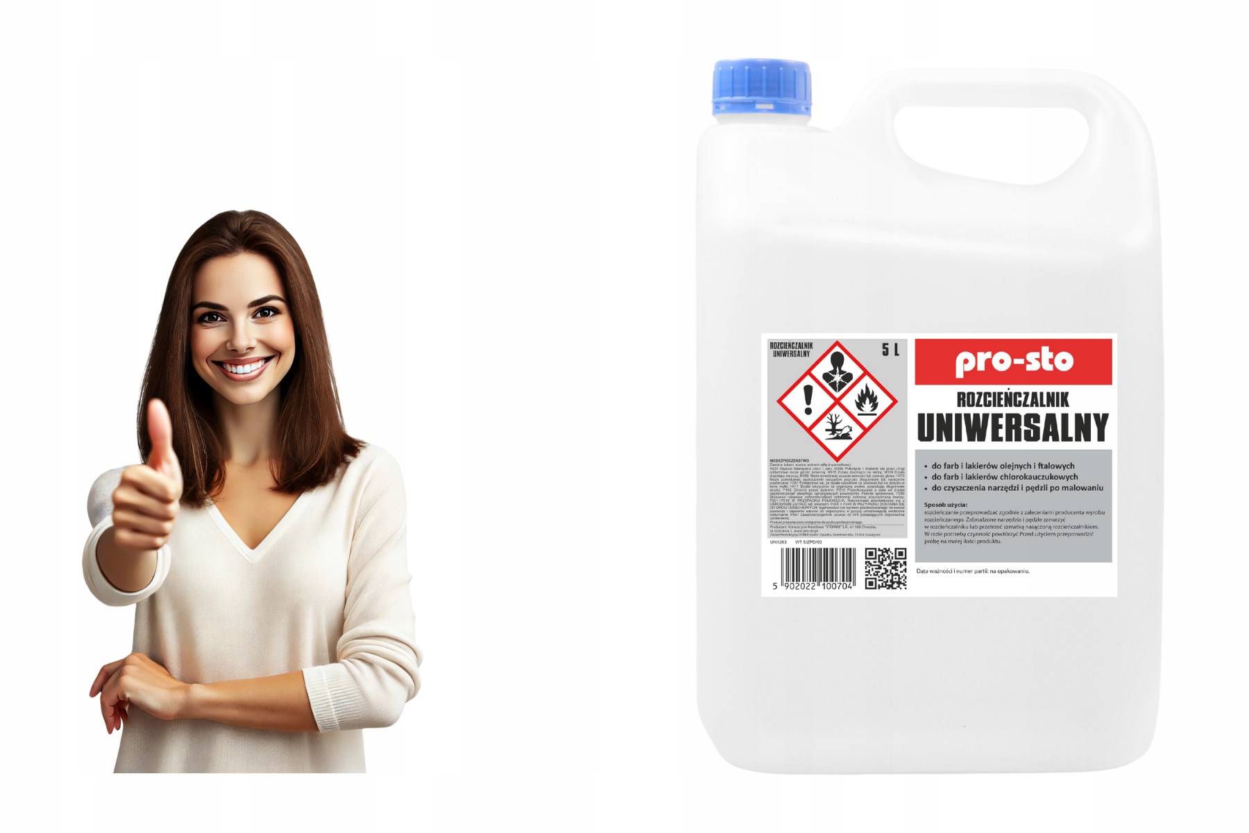 Pro-sto Rozcieńczalnik uniwersalny 5 l plastik