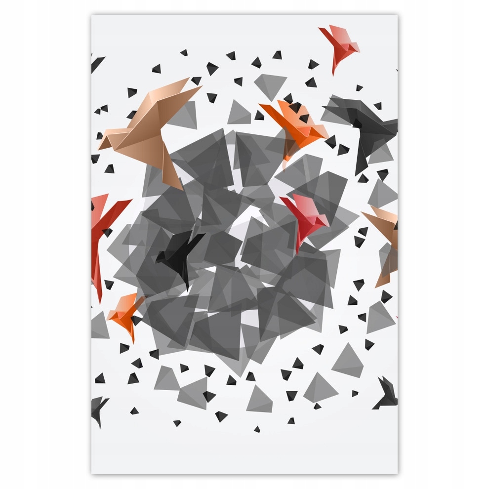 

Plakaty 62x93 Odlatujące ptaki Origami