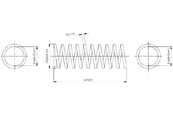 Monroe Sp3532 Sprezyna ходової частини
