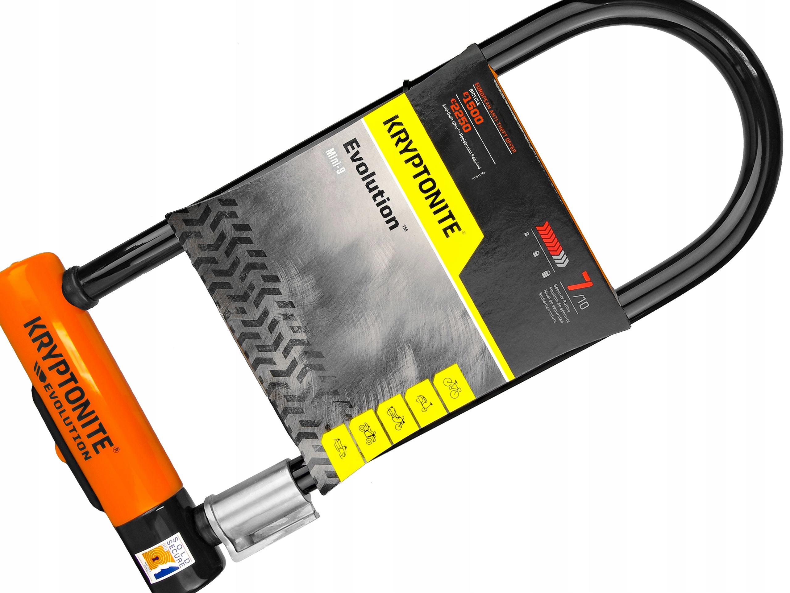 Zabezpieczenie rowerowe U-lock Kryptonite Mini-9