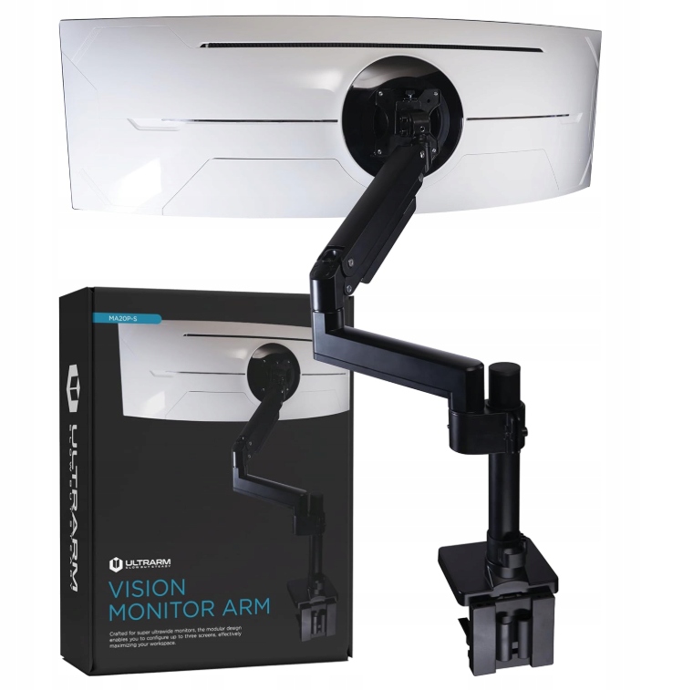 Uchwyt Biurkowy Regulowany na monitor Ultrarm MA20P-S