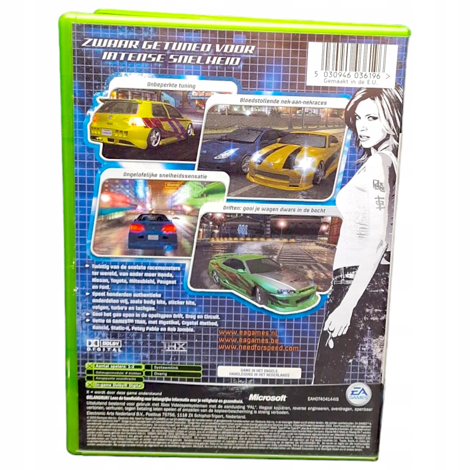 NEED FOR SPEED UNDERGROUND Microsoft Xbox Classic #3 Platforma Xbox