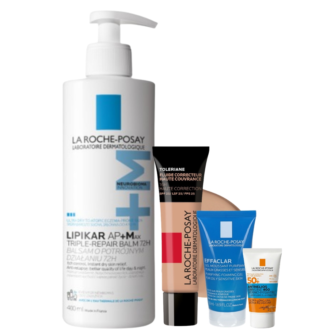 La Roche Posay Toleriane podkład SPF25 odcień 9,5 Balsam Lipikar AP+Max