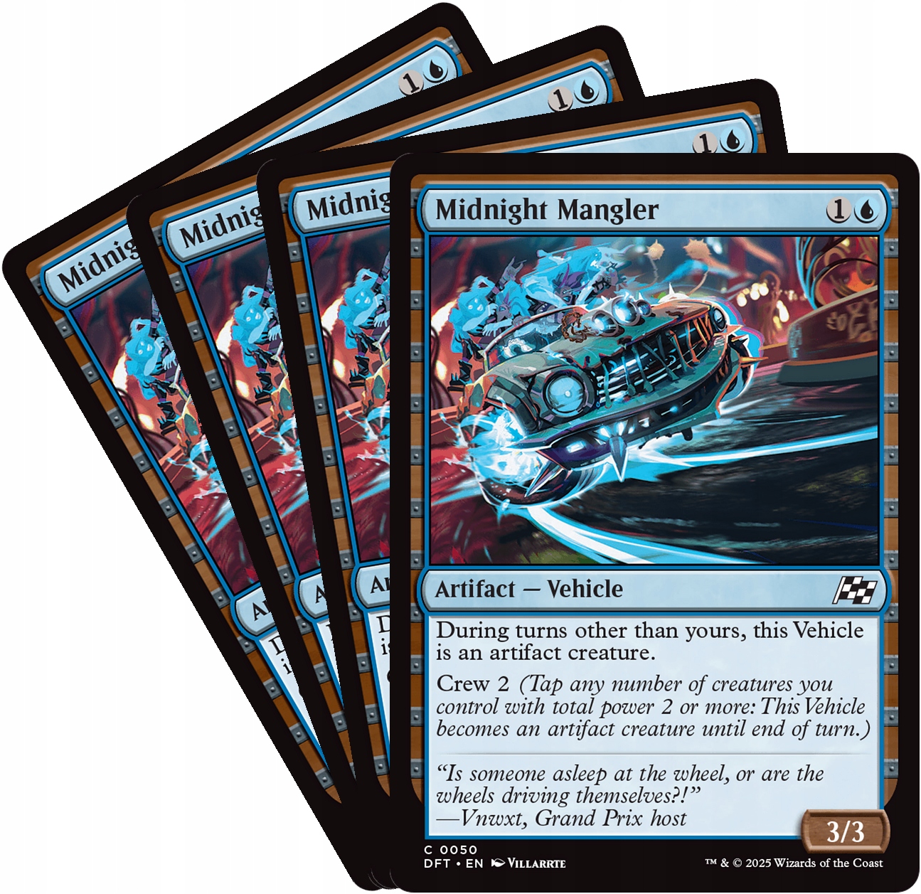 [mtg] Playset: 4x Midnight Mangler (dft)