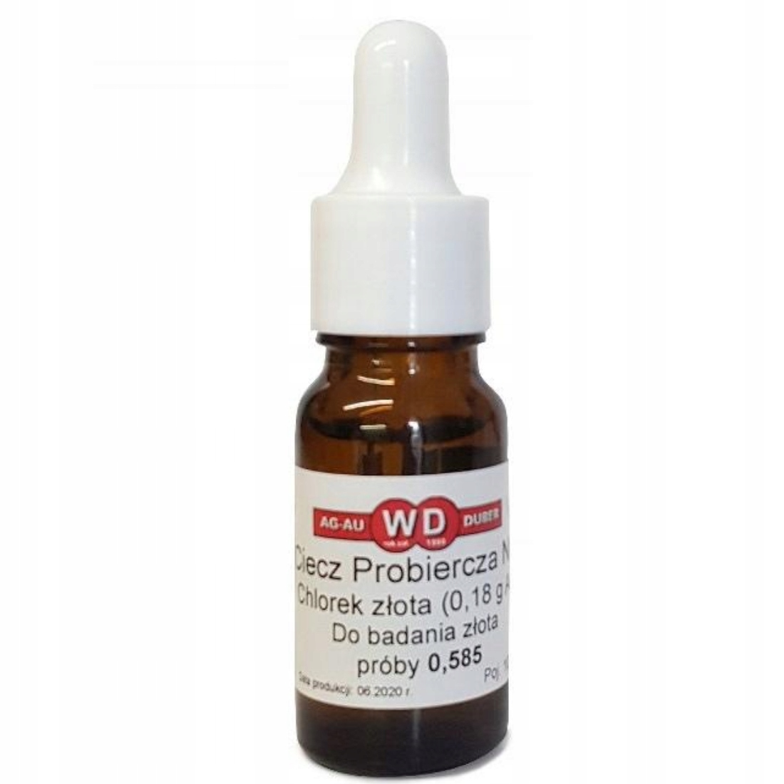 

Chlorek Złota Au 0,18g Ciecz Probiercza 10ml Duber