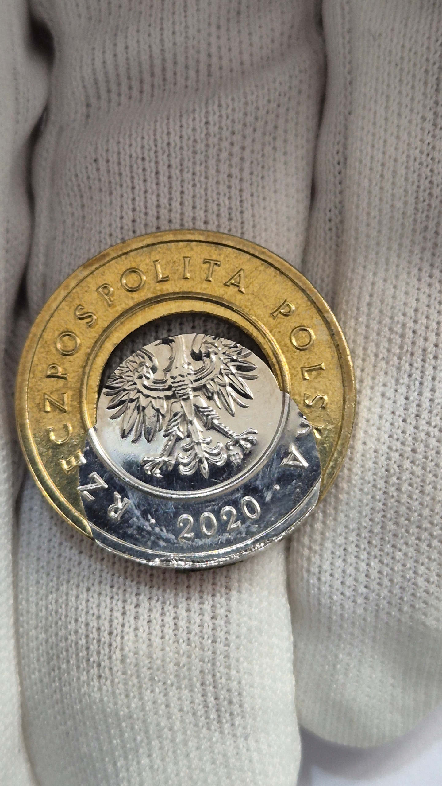 2 зл 2020 год гламурный Монетный Двор Разрушитель удивительный монетный двор ошибка Rajmonet