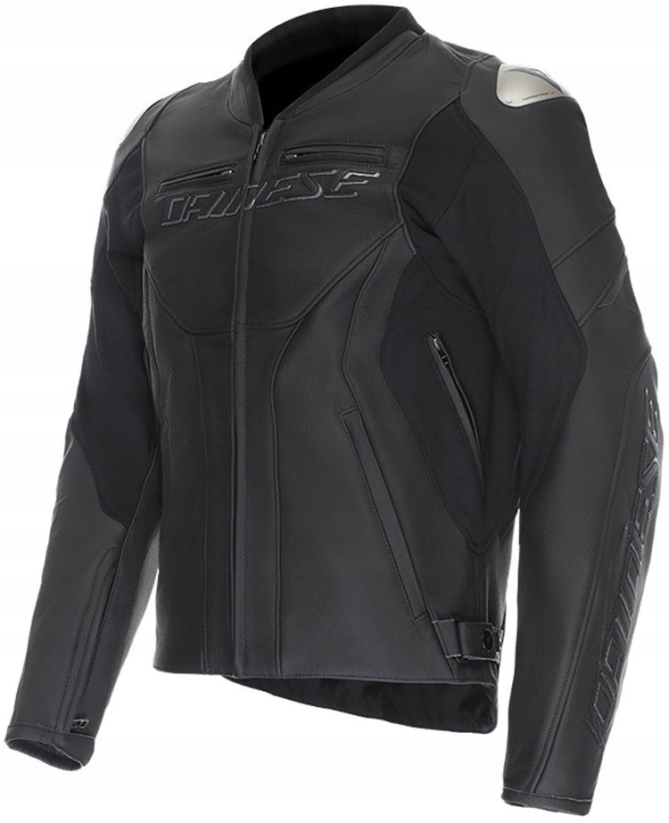 Dainese Racing 5 Perfo Čierna Pánska Kožená Motocyklová Bunda Čierna