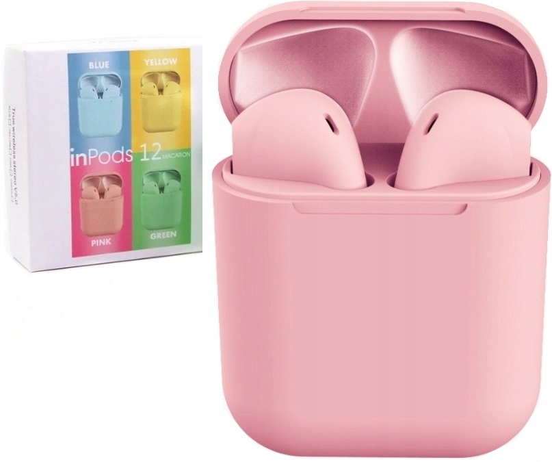 

Bezprzewodowe Słuchawki inPods 12 Powerbank Kolory