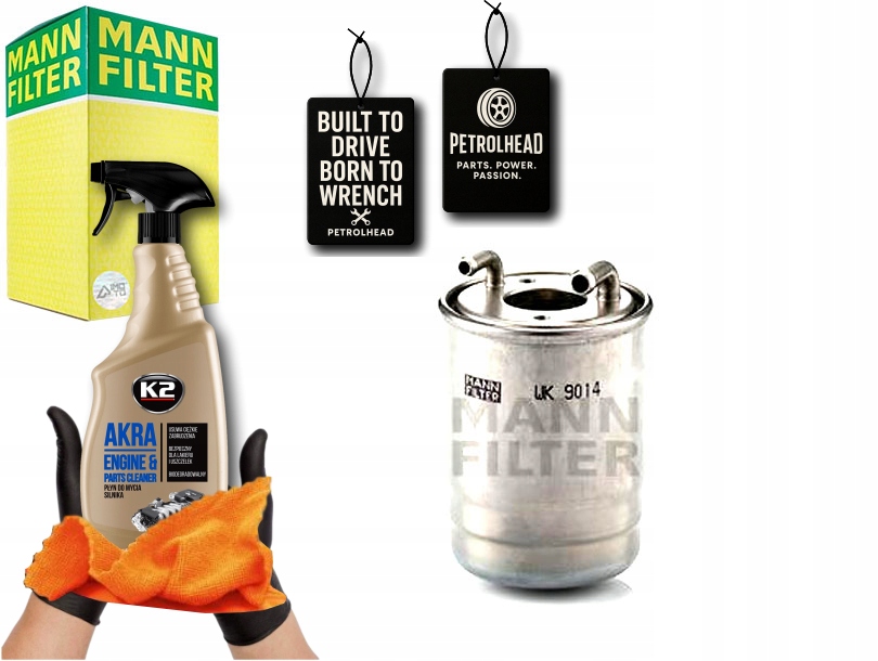 Palivový Filtr Mercedes OM646 651 09- Mann-filter #Petrolhead Pro+ Kit12