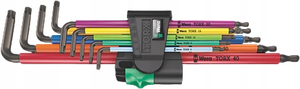 

Klucze Trzpieniowe Torx Tx XL Multic TX8-TX40 Wera