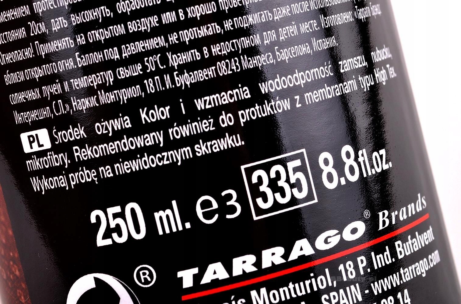 30 BEŻOWY SPRAY TARRAGO DO RENOWACJI KOLORU CHOLEWKI OBUWIA Z ZAMSZU NUBUKU Marka bez marki