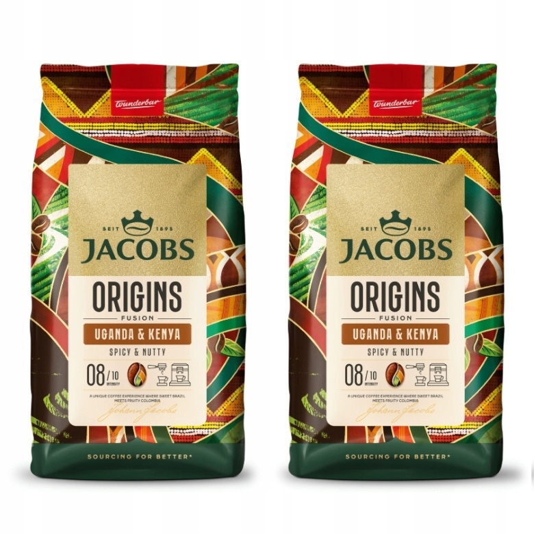 Kawa ziarnista Jacobs Origins Fusion Uganda&Kenya 2x1kg