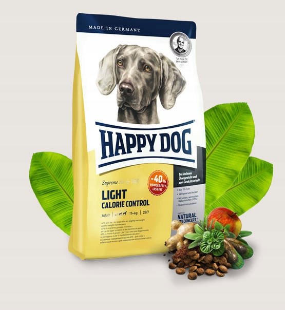 Happy Dog Light Calorie Control 4 kg + 4 GRATISY