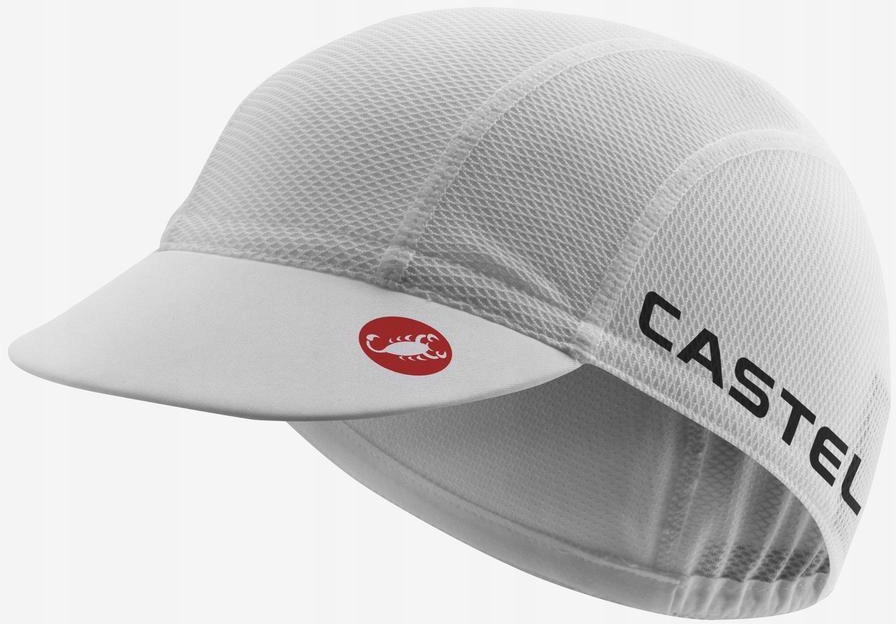 Czapka Kolarska Czapeczka Castelli A/c 3 Cycling Cap lato Biała Uni