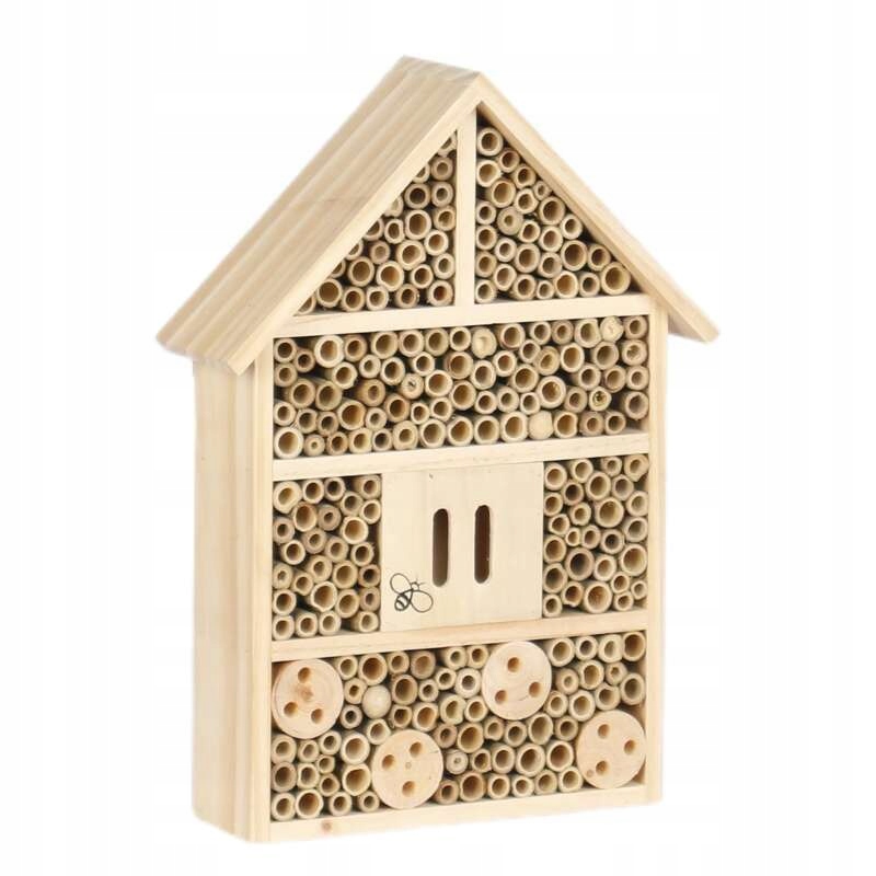 Hotel dla Owadów Drewniany Domek Os Pszczół Motyli Garden&fun 27,5x9x38cm