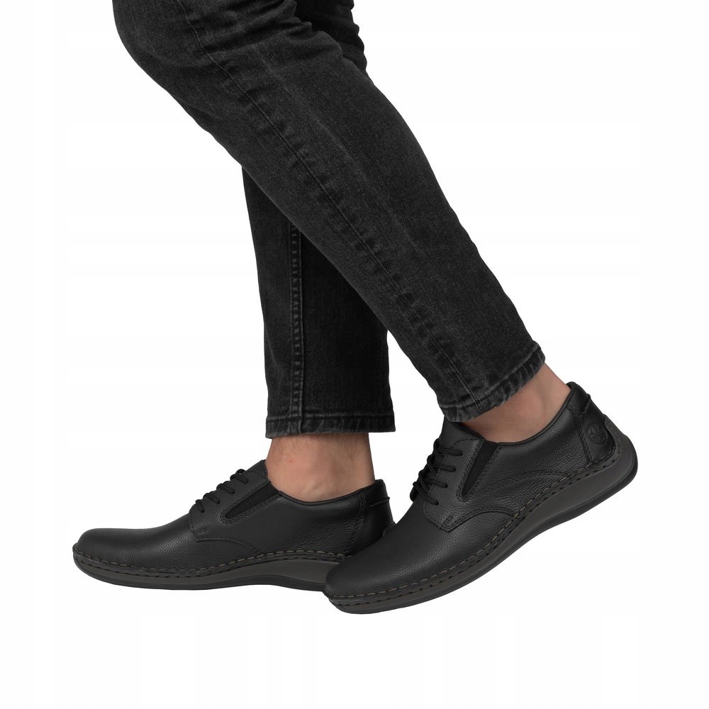 Pánské polobotky Rieker kožené každodenní boty vel