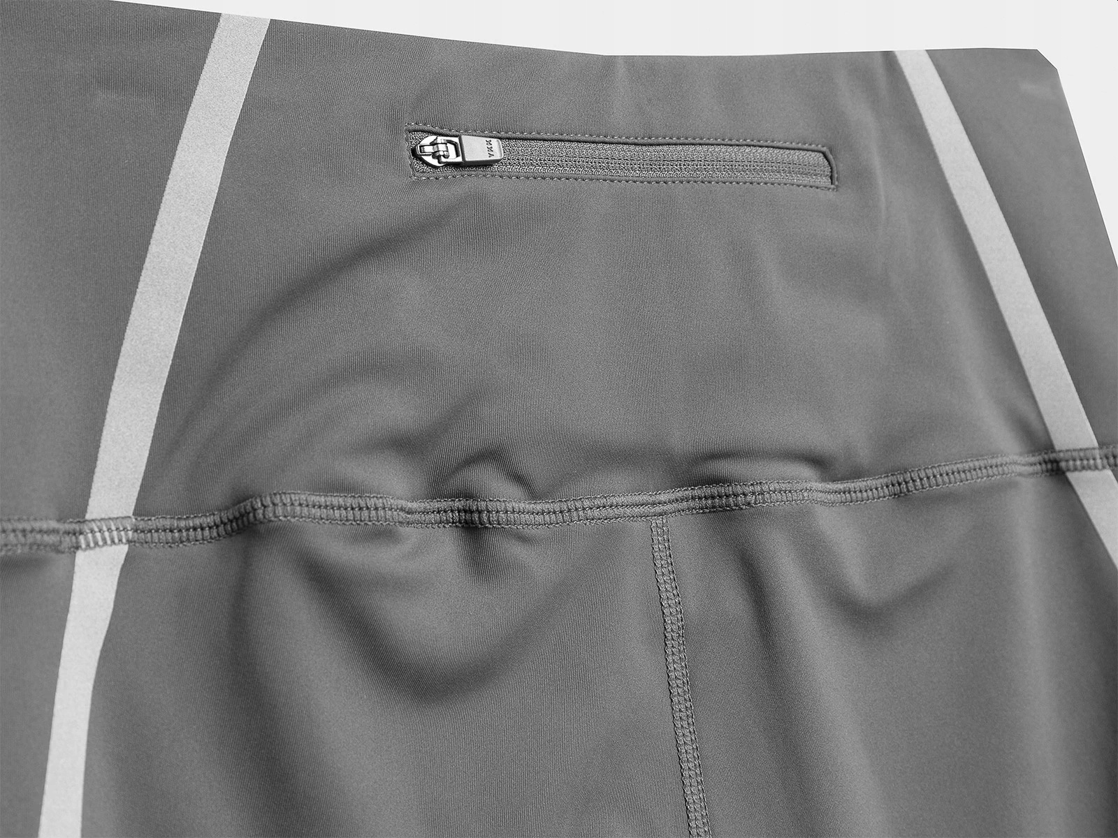 LEGGINSY DO BIEGANIA SZYBKOSCHNĄCE 4F KIESZEŃ XS Kolor dominujący odcienie szarości