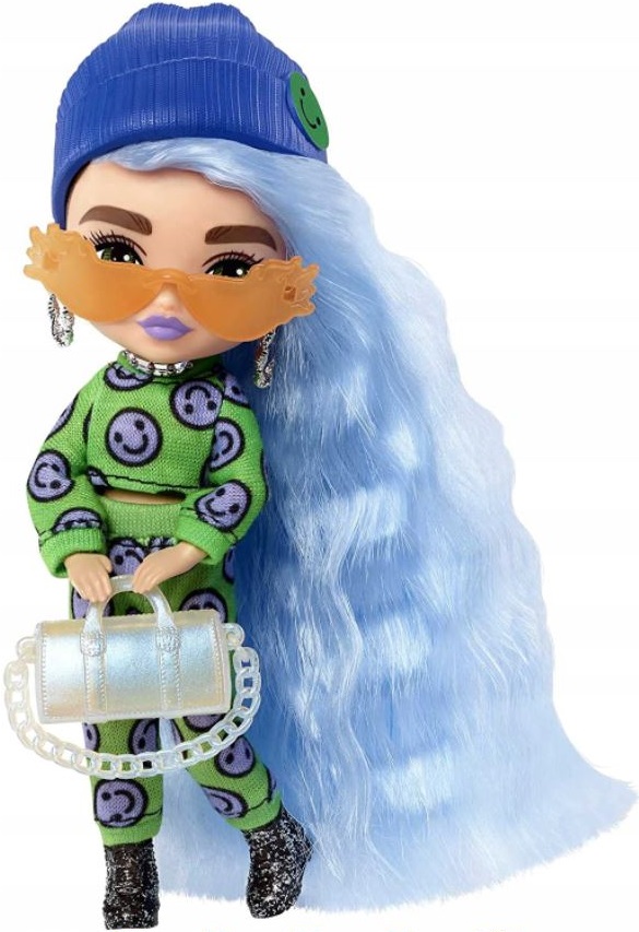 BARBIE EXTRA MINIS LALKA W NIEBIESKICH WŁOSACH Kod producenta HGP65