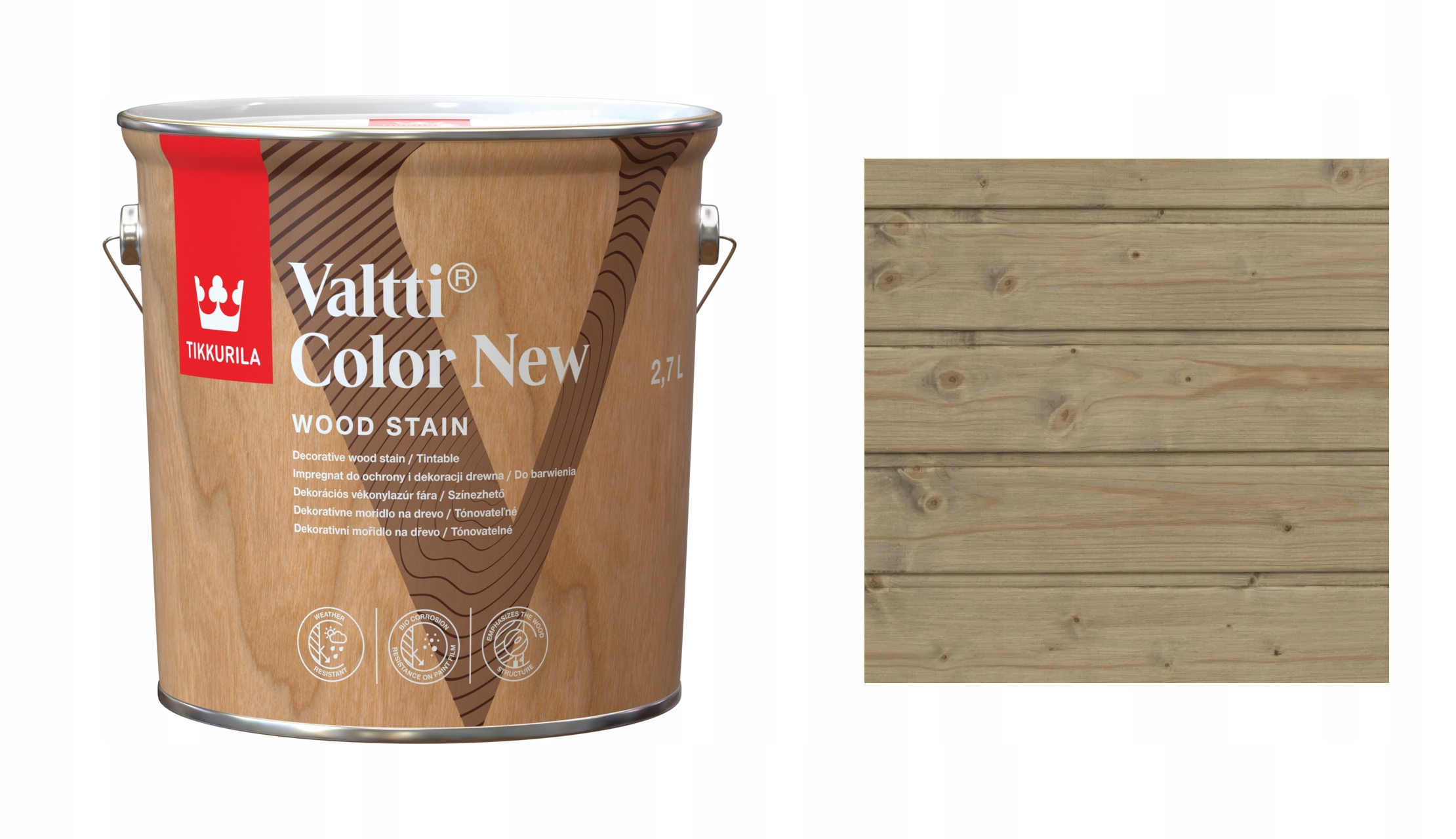 Tikkurila Valtti Color New 2,7L 215A Bushel Ochranný Impregnační Přípravek