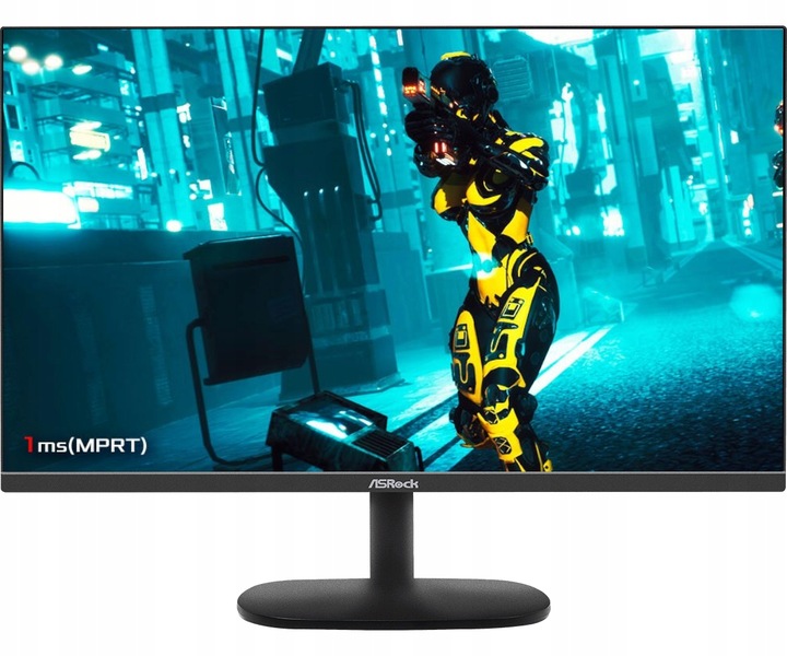 Monitor Gamingowy Led 24 Cale ASRock Full Hd Ips 100HZ 1MS Hdmi Vga