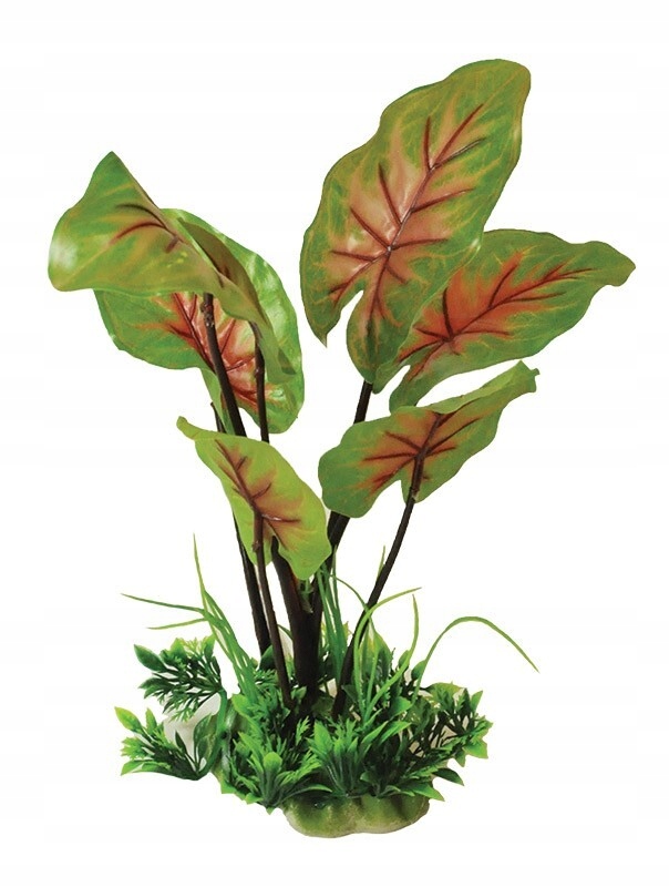 

Sztuczna roślina stojąca wystrój terrarium 25 cm