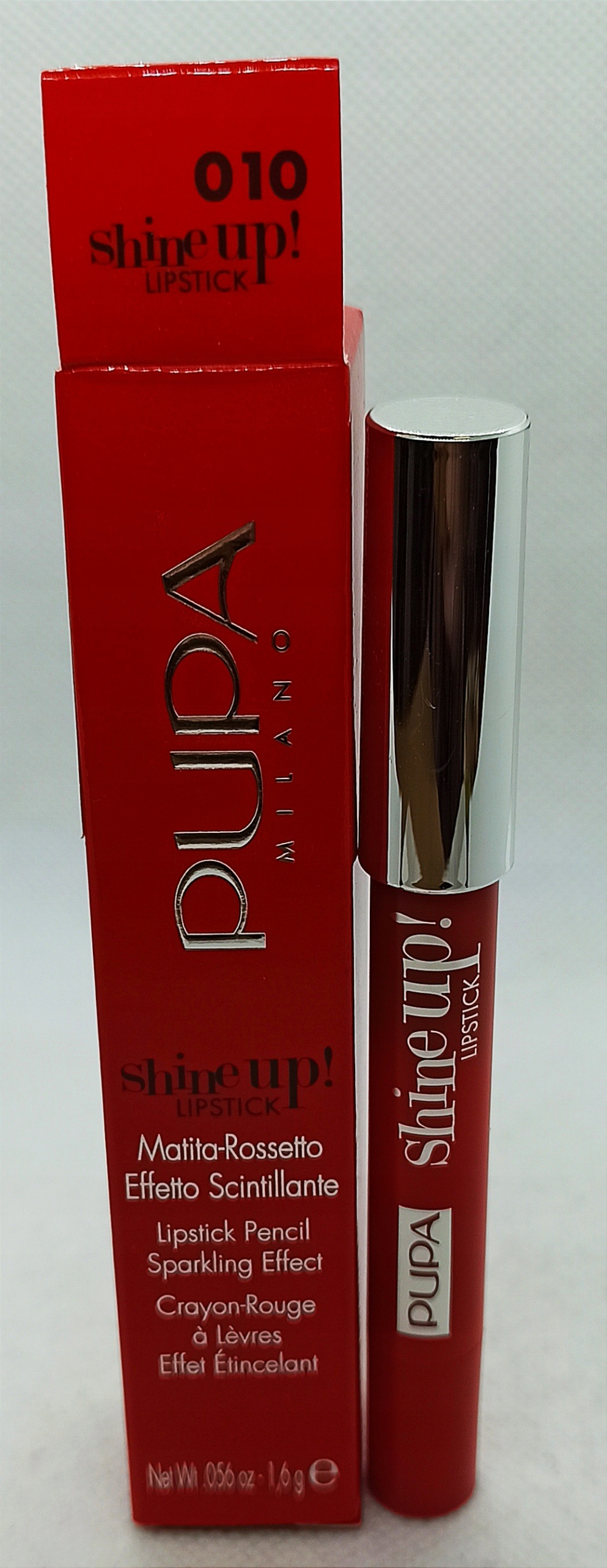PUPA SHINE UP! LIPSTICK PENCIL 10 SWEETHEART EAN (GTIN) 8011607331185