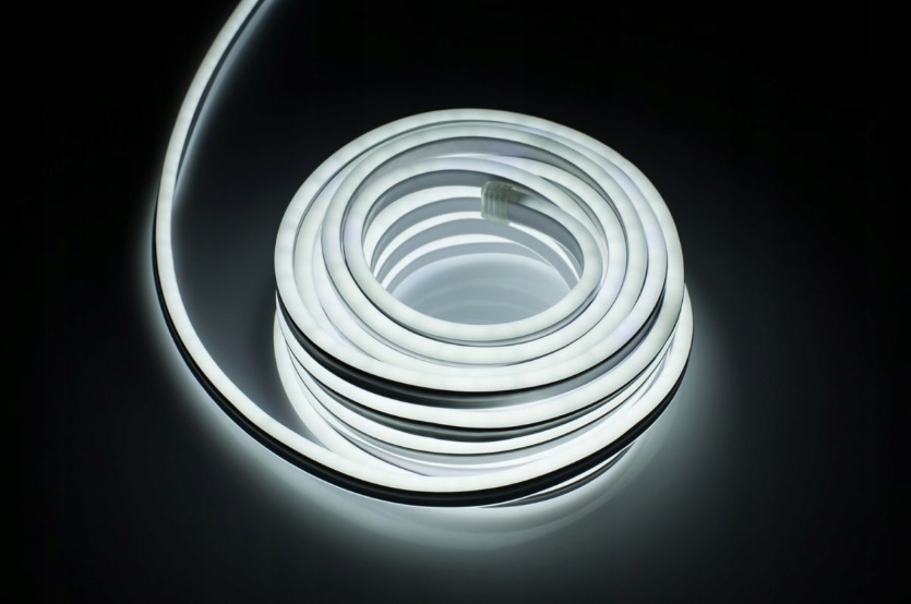 

Neon Led Taśma Mocna Barwa Zimna Elastyczna 230V