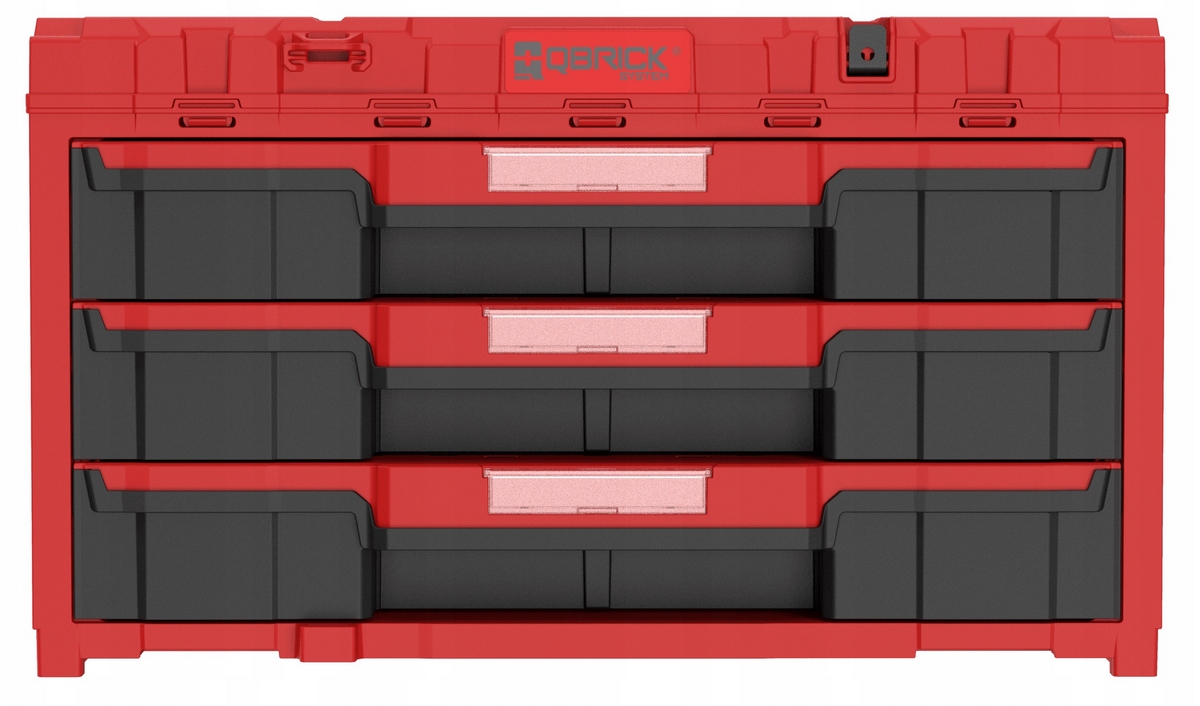 QBRICK SYSTEM ONE Drawer 3 Toolbox 2.0 RED HD Rodzaj skrzynka do przenoszenia