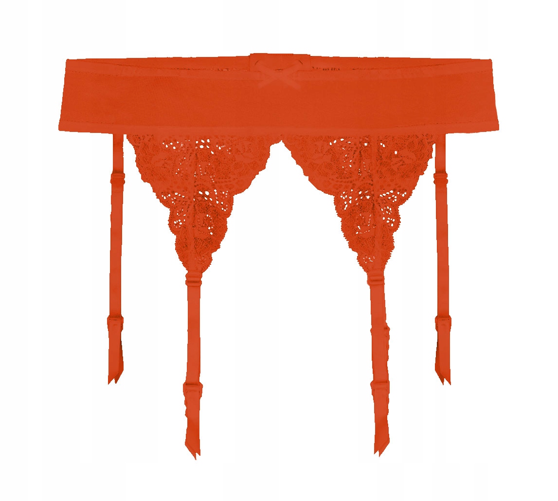 Julimex Pas do pończoch Iris czerwony XL Rozmiar XL