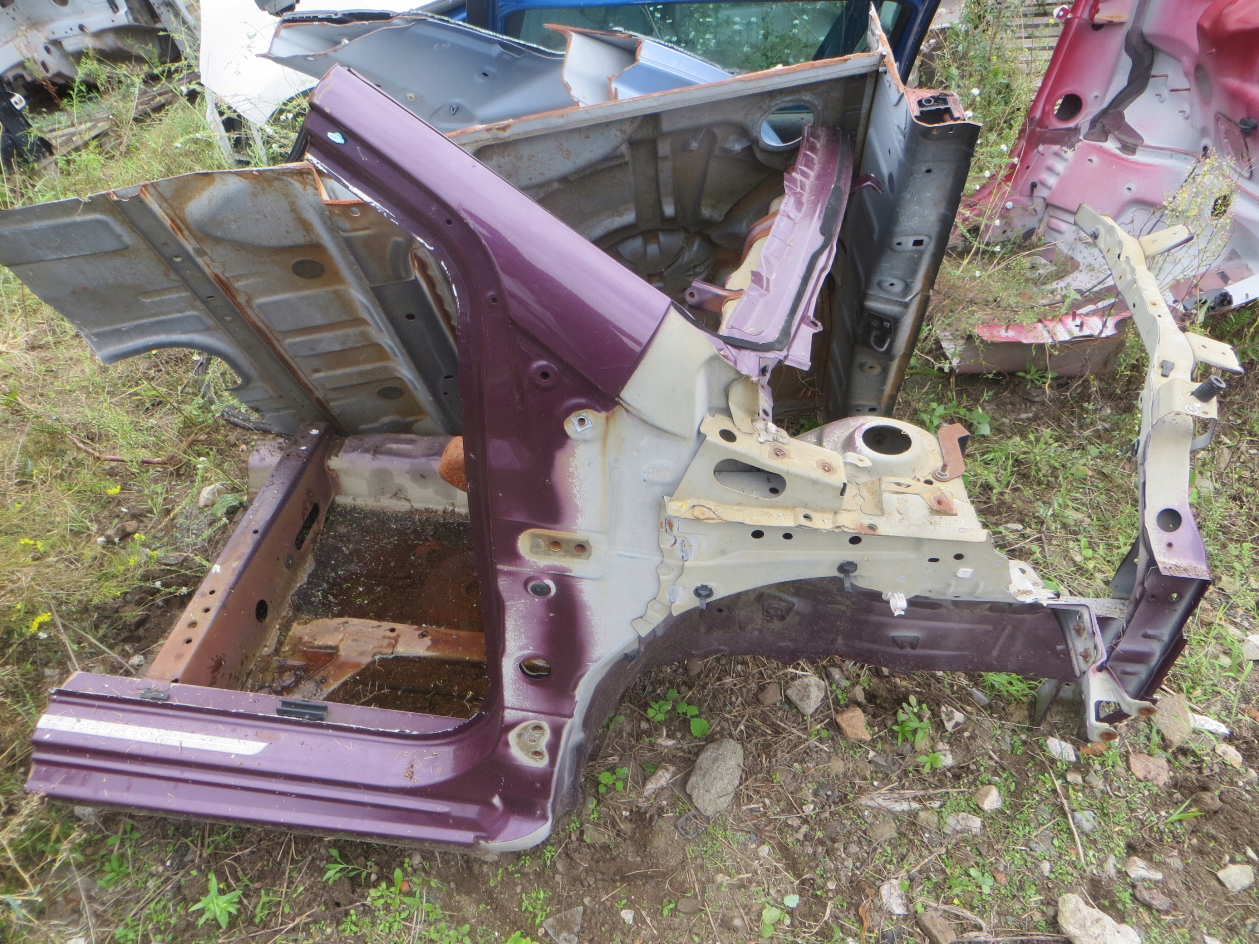 PEUGEOT 108 CITROEN C1 AYGO II PODŁUŻNICA ĆWIARTKA SŁUPEK PRÓG PRAWA