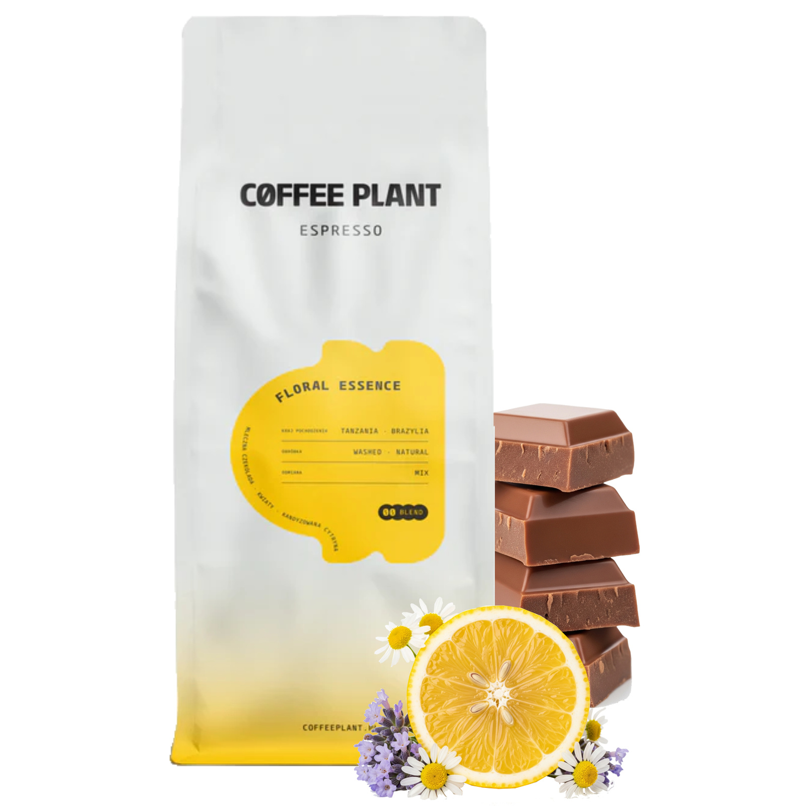Káva zrnková Coffee Plant Floral Essence Espresso 100% Arabika 1 kg