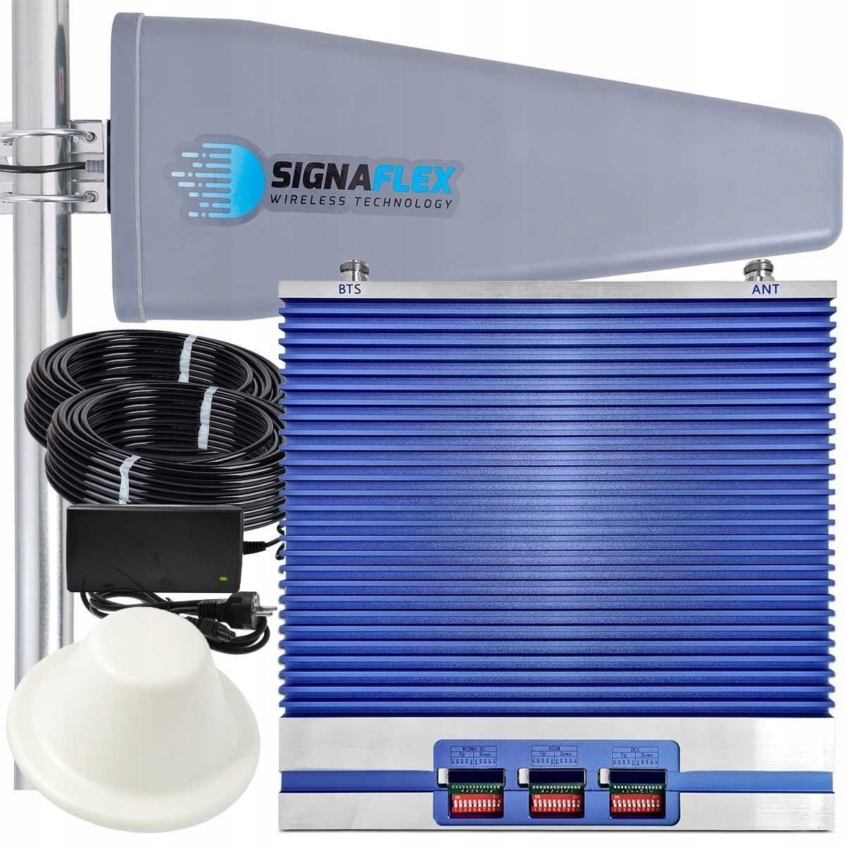 Sada Zosilňovačov EGSM/4G Blue C10 T2 23dBi 15 m 4 x