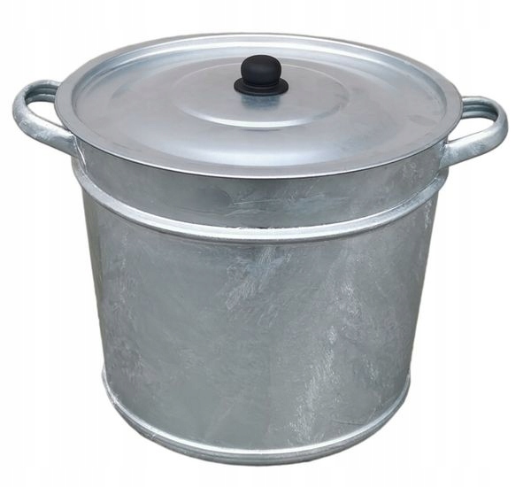 

Kocioł ocynkowany 44cm pokrywa sitko garnek