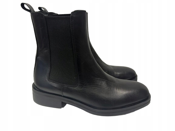 Botki Badinini D3C700VITE0000 Czarny roz.37 Wzór dominujący bez wzoru