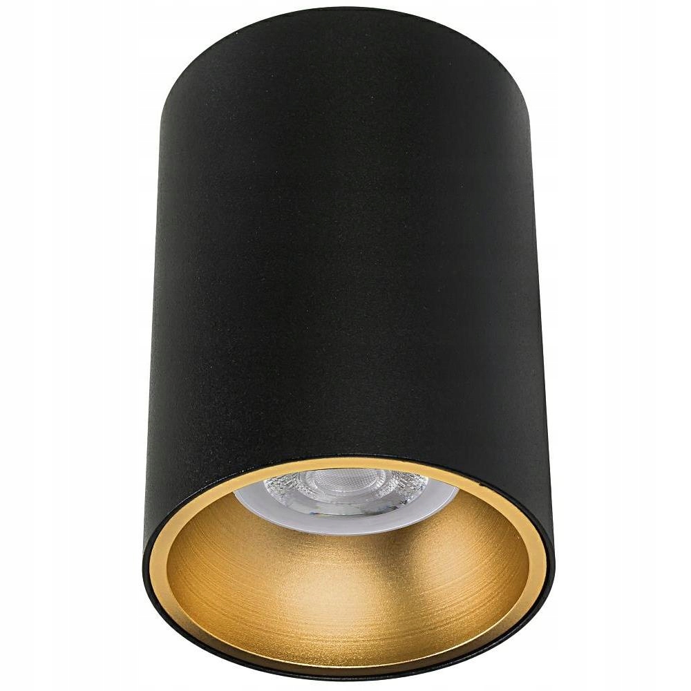 

Oprawa sufitowa Natynk Tuba GU10 Spot czarna/złota
