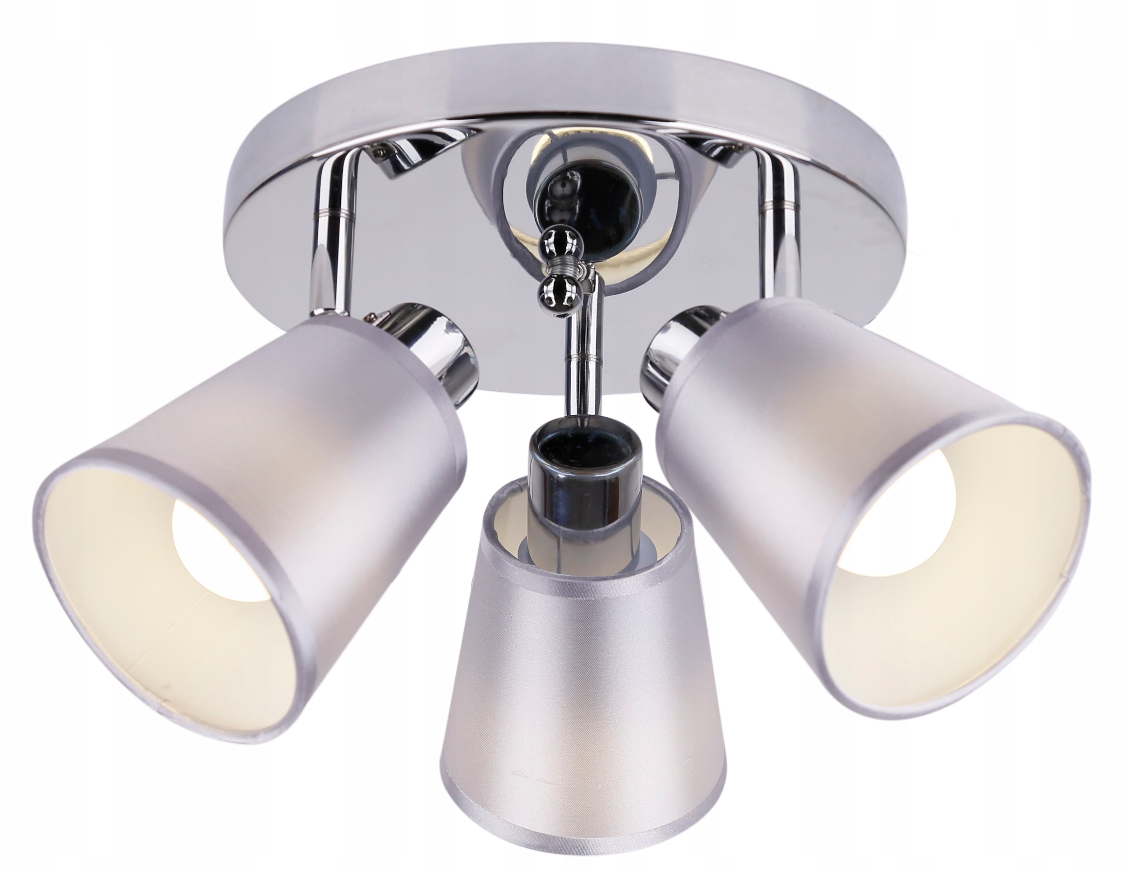 Stropní chromové svítidlo pohyblivé 3XE14 Pin Candellux