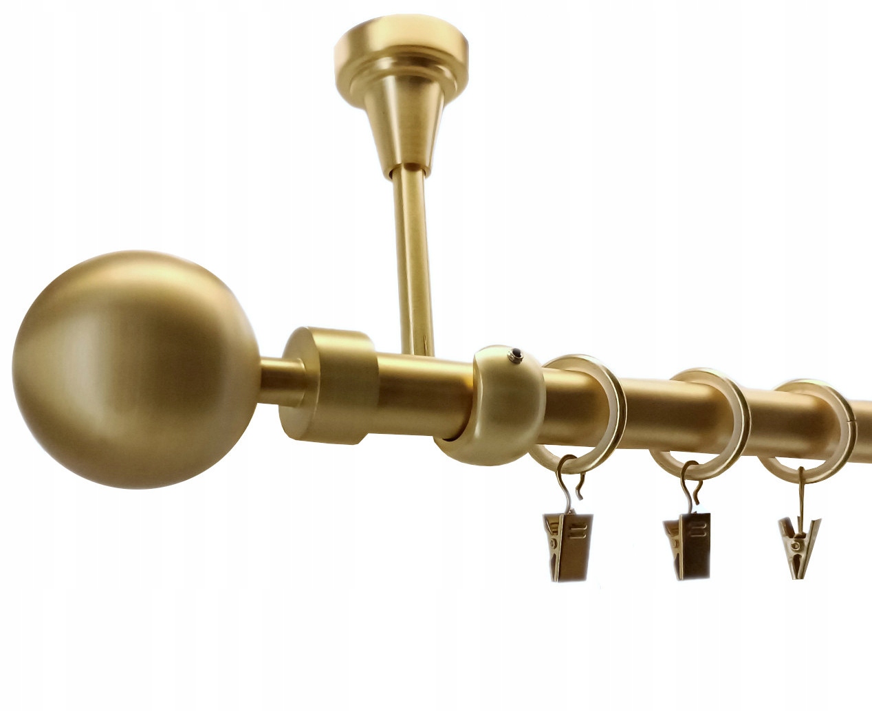 Garnýž Strop 19 mm Zlato Mat 400 cm Modern