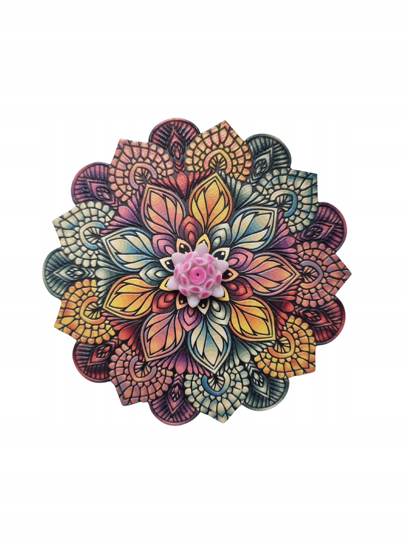 Podstawka pod kadzidełka mandala średnia kadzidła