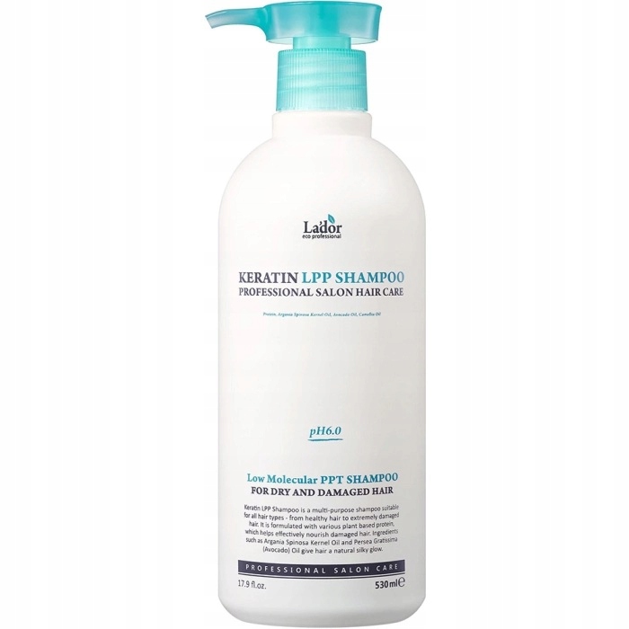 Šampon s keratinem La'dor Keratin Lpp Shampoo PH6,0 530 ml