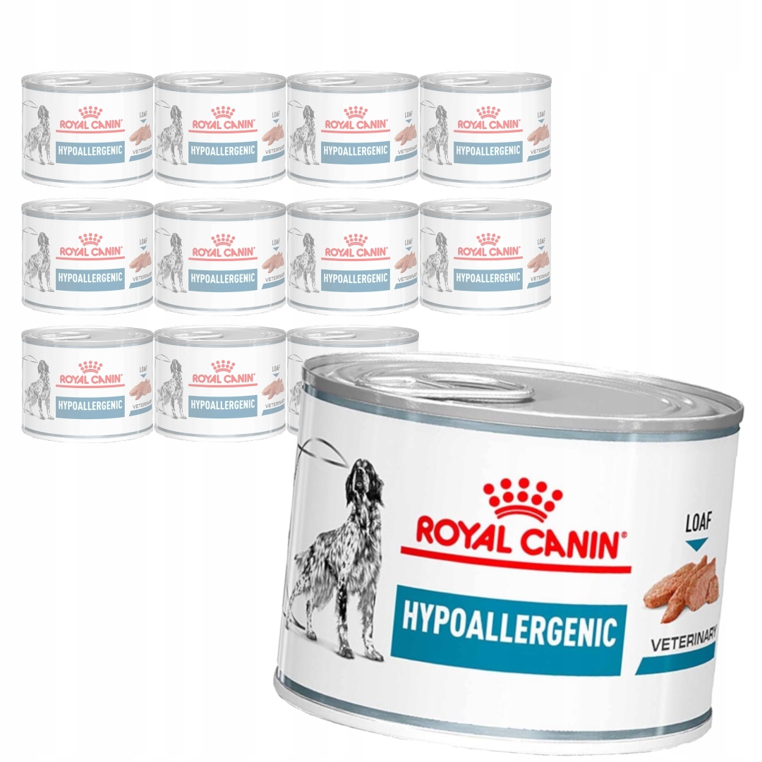 Levně Royal Canin Veterinary Hypoallergenic 12x200g Vlhké Krmivo Paštika pro psa