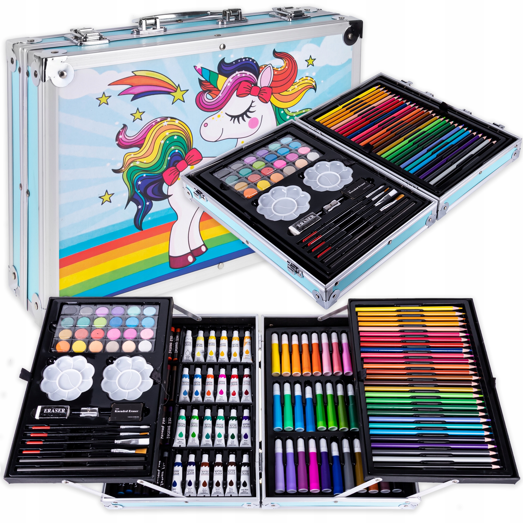 

Zestaw do Malowania Rysowania Walizka Farby