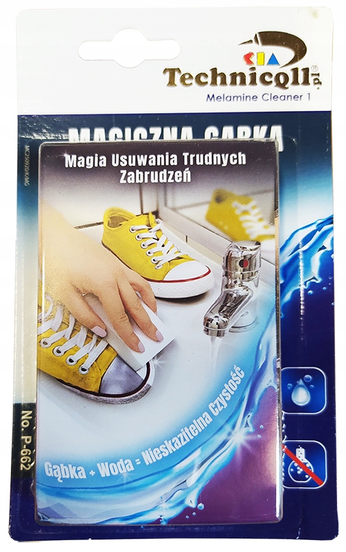 

Magiczna gąbka czyszcząca 10x6x2cm
