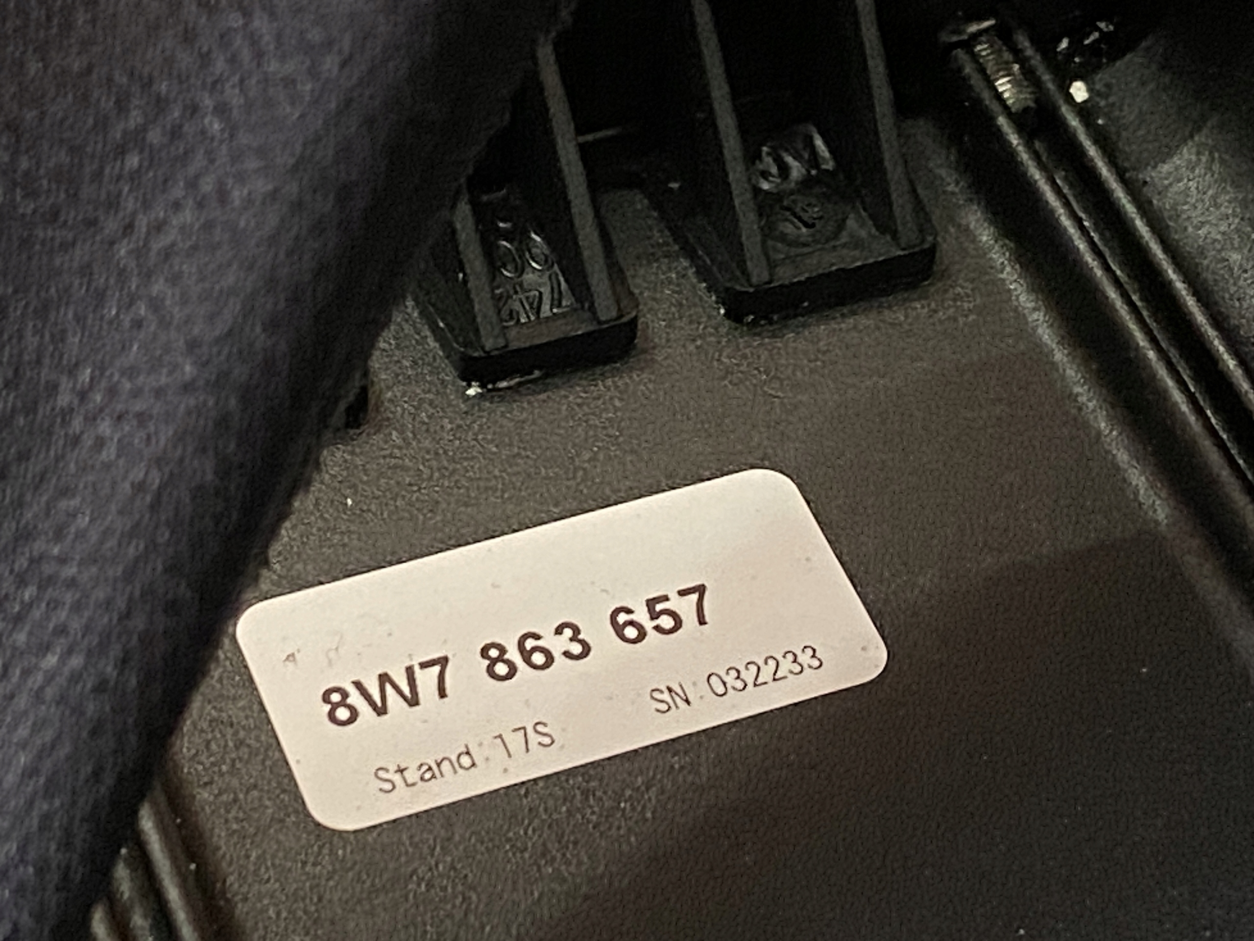 AUDI A5 8W CABRIO Blende Abdeckung dach 8W7863657