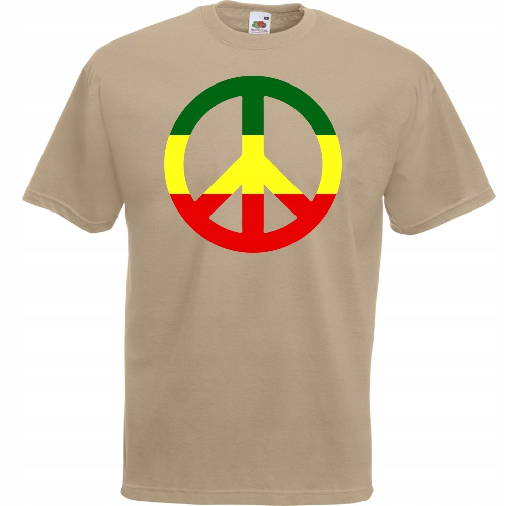 

Koszulka reggae pacyfka rasta S khaki