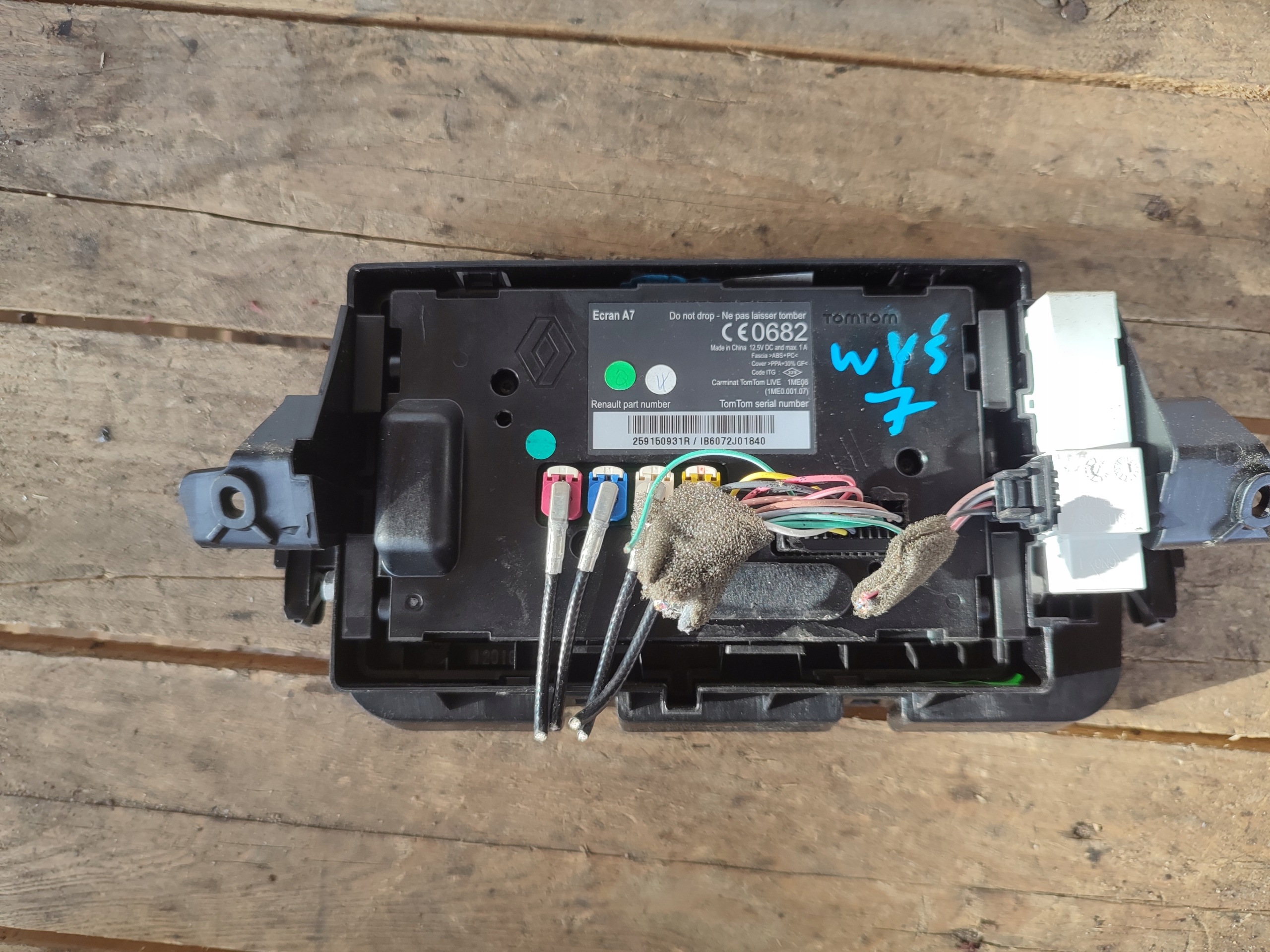 display RADIO navigation RENAULT MEGANE 280380578R