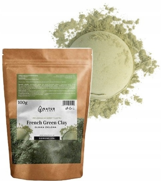

Glinka zielona w proszku naturalna Świeża 100g