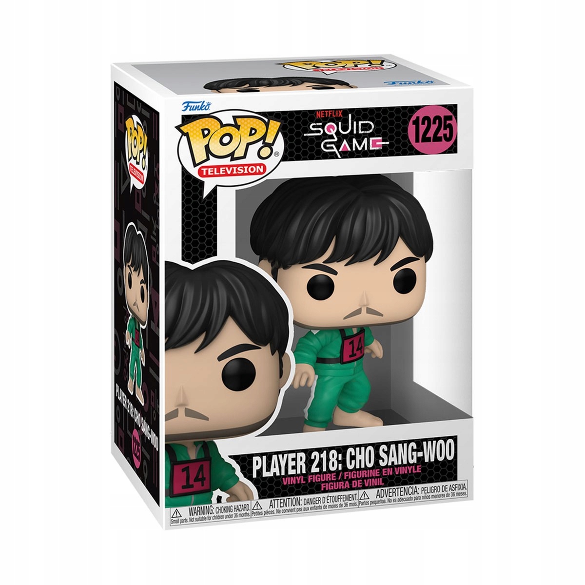 Funko POP Squid Game Player 218 Sang-Woo Figura