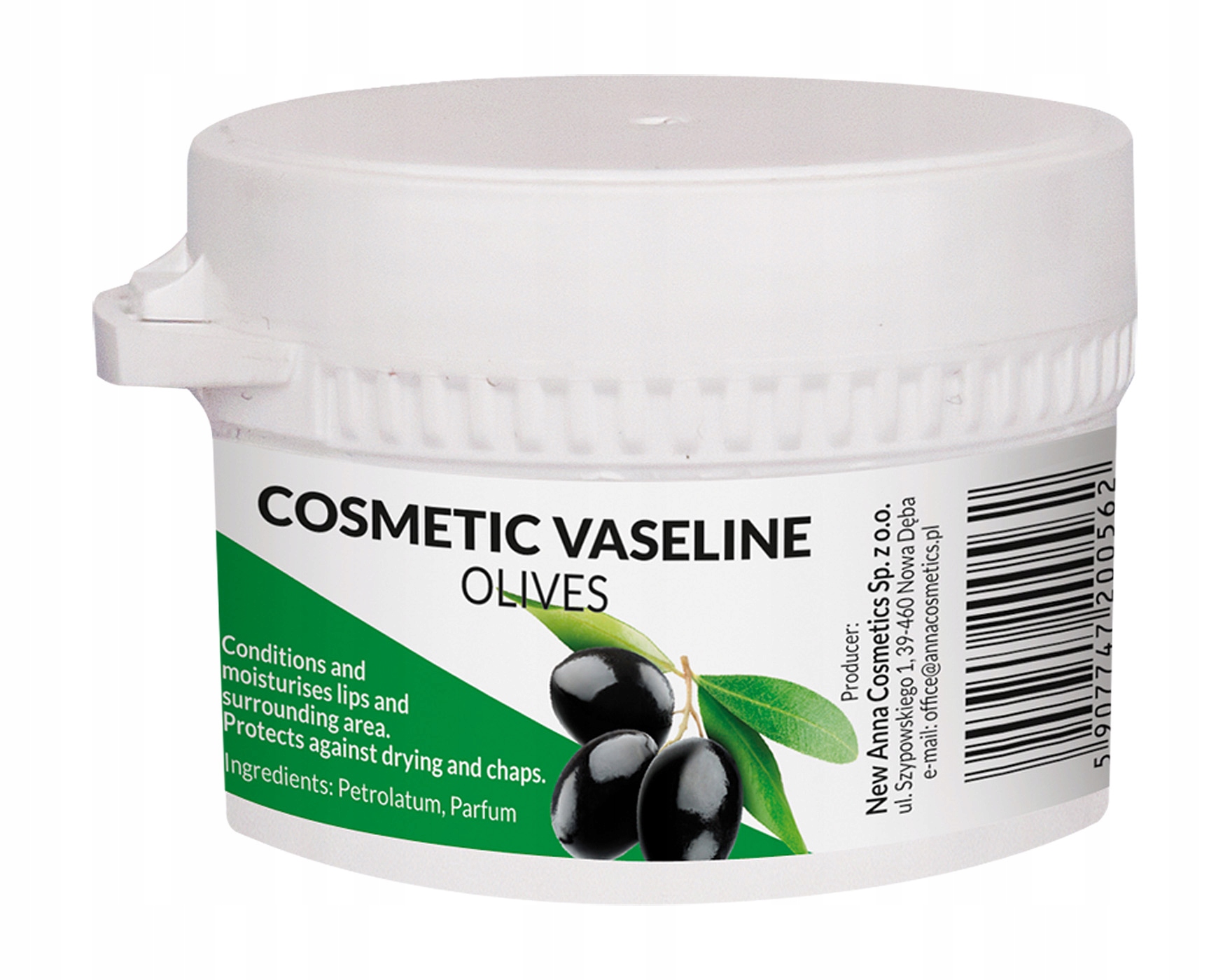 

Wazelina kosmetyczna oliwka 50g New Anna Cosmetics