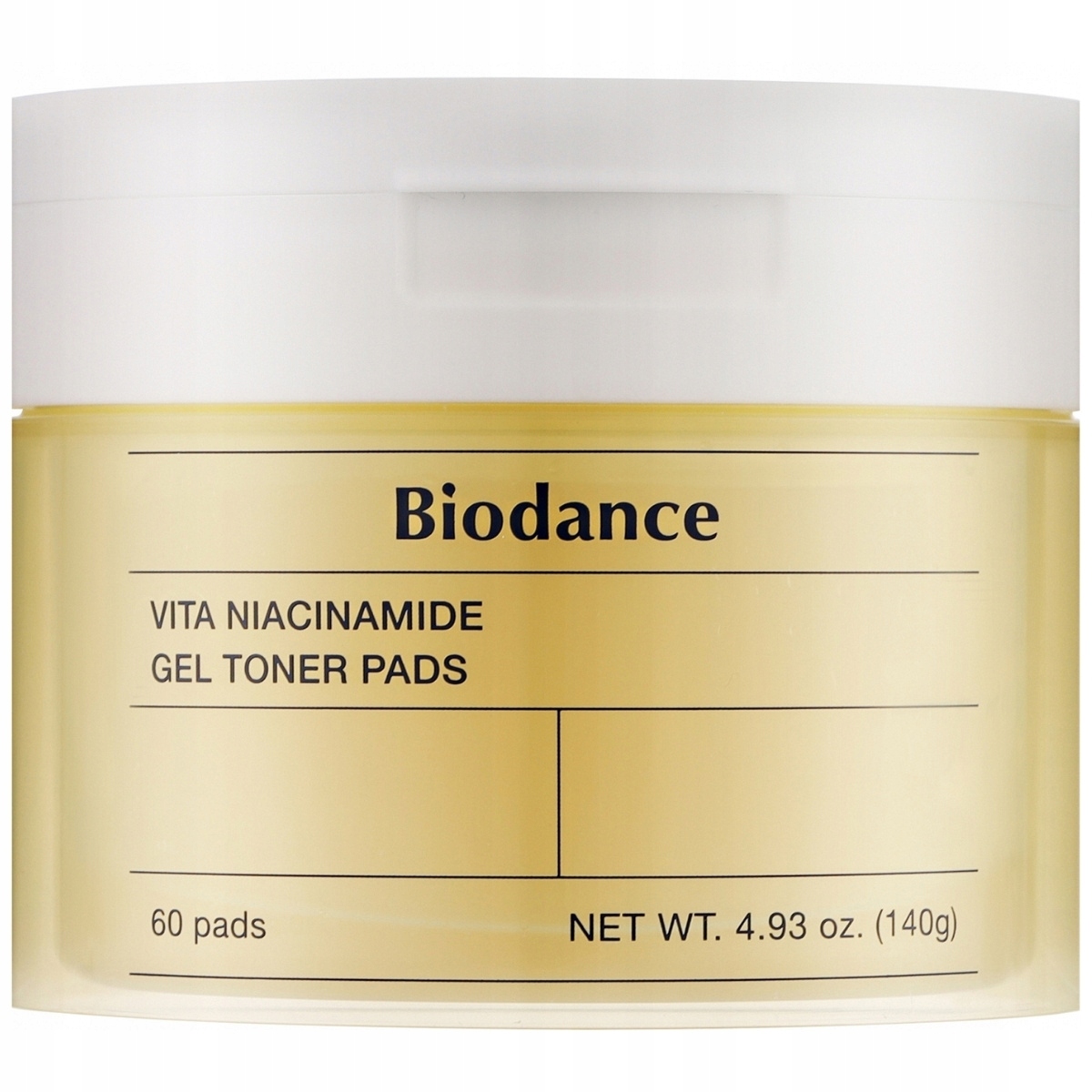 Biodance – Vita Niacinamide Gel Toner Pad 60 ks – rozjasňující vločky