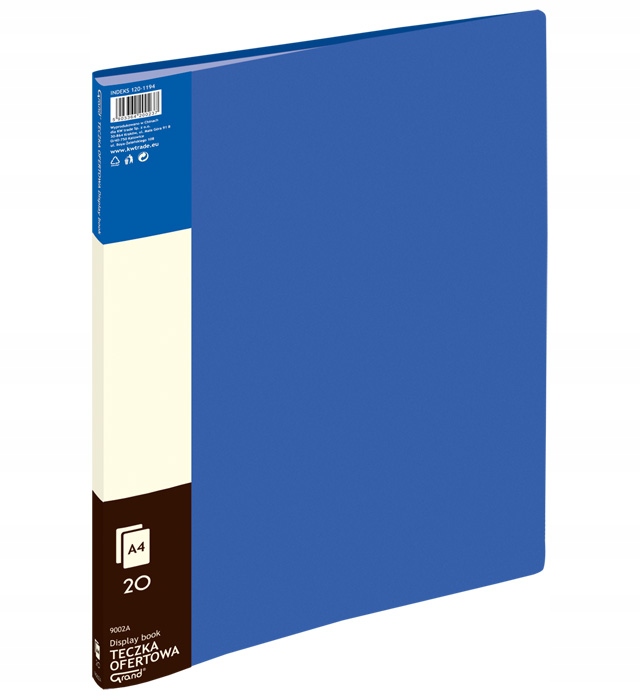 TECZKA OFERTOWA A4 9002A GRAND 20 KOSZULEK Kod producenta 9002A